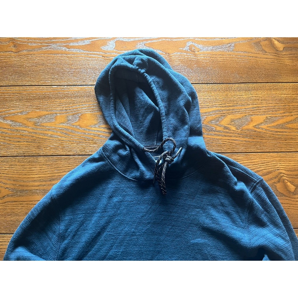 Urban Pipeline Hooded Sweater Blue Pullover Front Pocket Size M